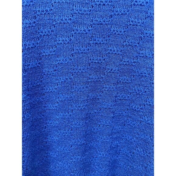 Grace Elements Womens Size 2X Tunic Top Bright Blue Built in tank - Picture 2 of 5